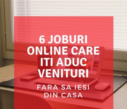 6 joburi online care îți aduc bani fără să ieși din casă