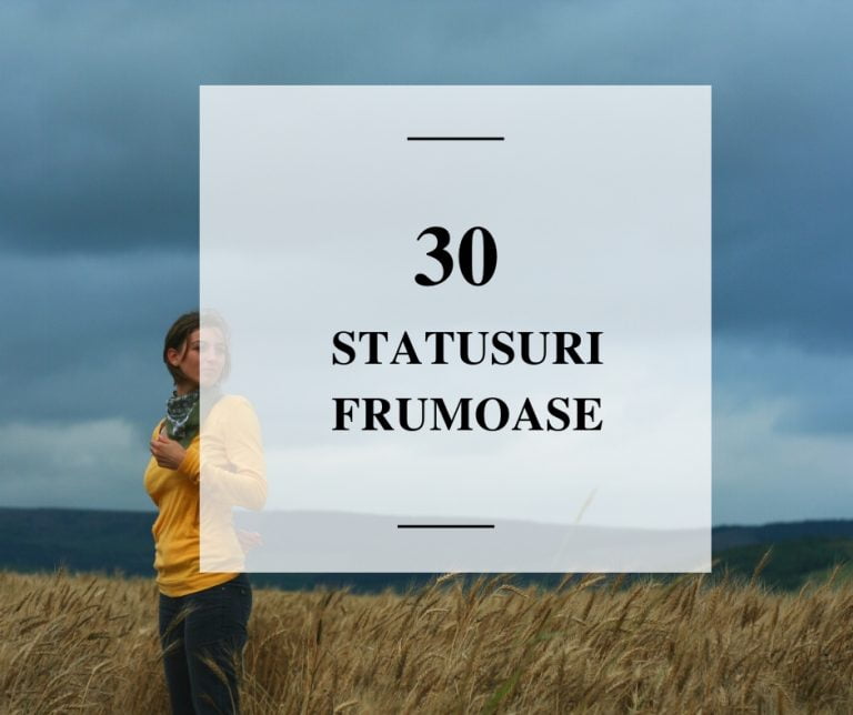 TOP 100 Statusuri frumoase de viață pentru gândurile și sentimentele tale