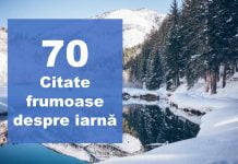 TOP 70 Citate despre iarna și magia iernii top citate despre iarna