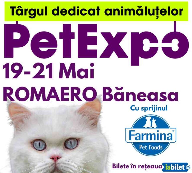 PetExpo – 3 zile pentru prietenii necuvântători între 19 și 21 Mai