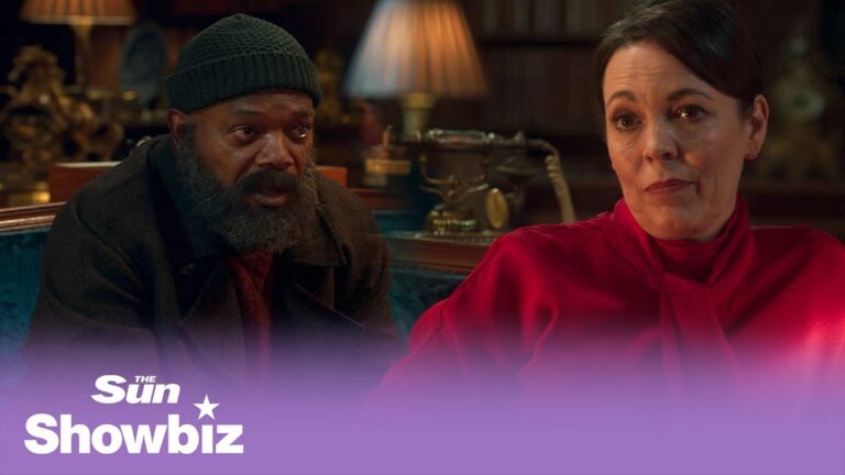 Secret Invasion (2023) – Scenă cu Samuel L. Jackson și Olivia Colman