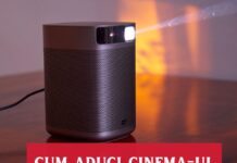 Cum aduci cinematograful acasă? Videoproiector XGIMI MoGo 2 Pro Videoproiector XGIMI