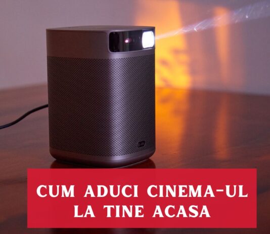 Cum aduci cinematograful acasă? Videoproiector XGIMI MoGo 2 Pro Videoproiector XGIMI