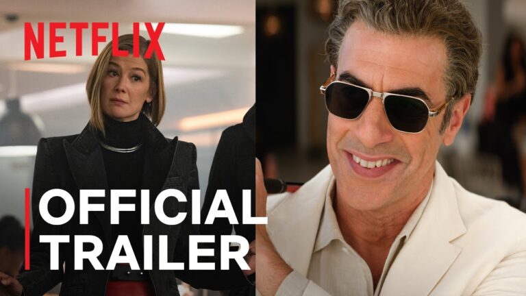 Ladies First (2026) – comedie Netflix cu Sascha Baron Cohen și Rosamund Pike
